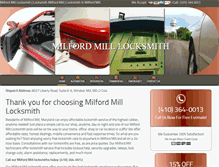 Tablet Screenshot of milfordmilllocksmith.com